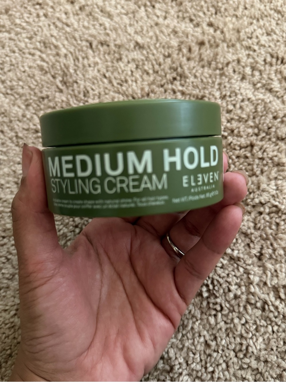 Medium Hold Styling Cream - Olive Green